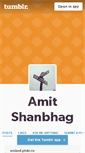 Mobile Screenshot of amitshanbhag.com